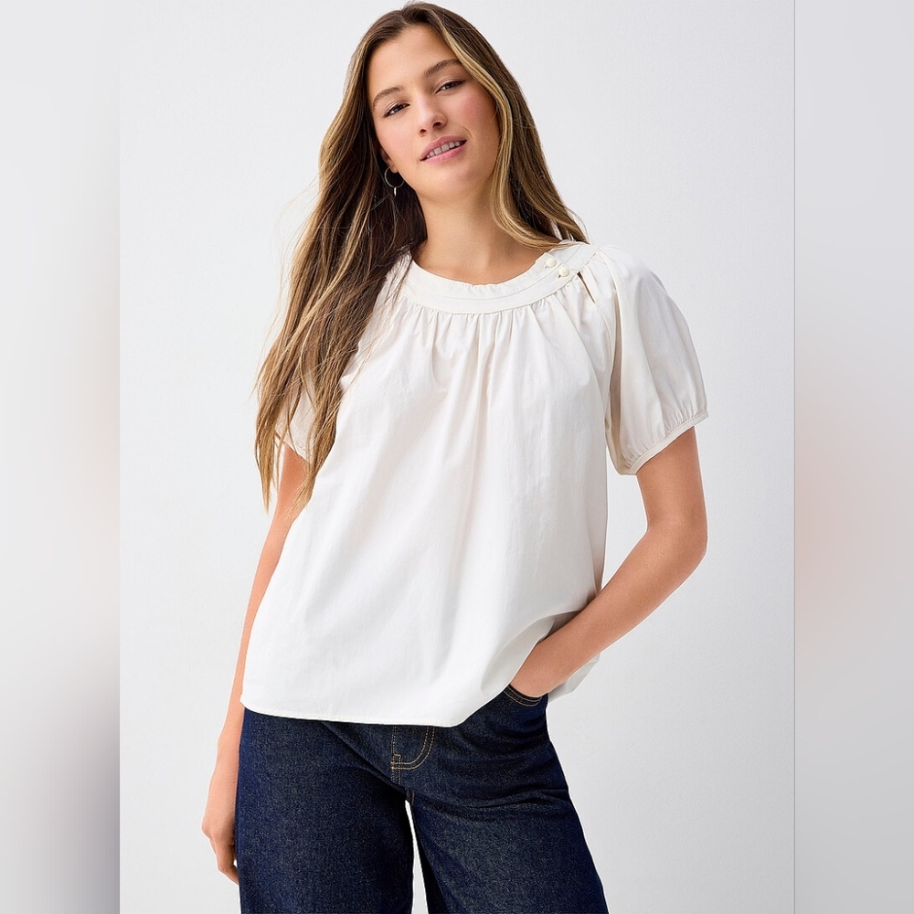 Elegant White Women's Top